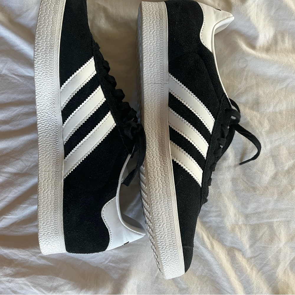 Black adidas sambas